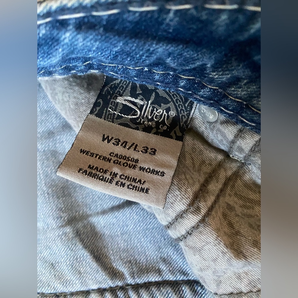 SILVER Jeans Tuesday W34/L33 - Picture 4 of 7